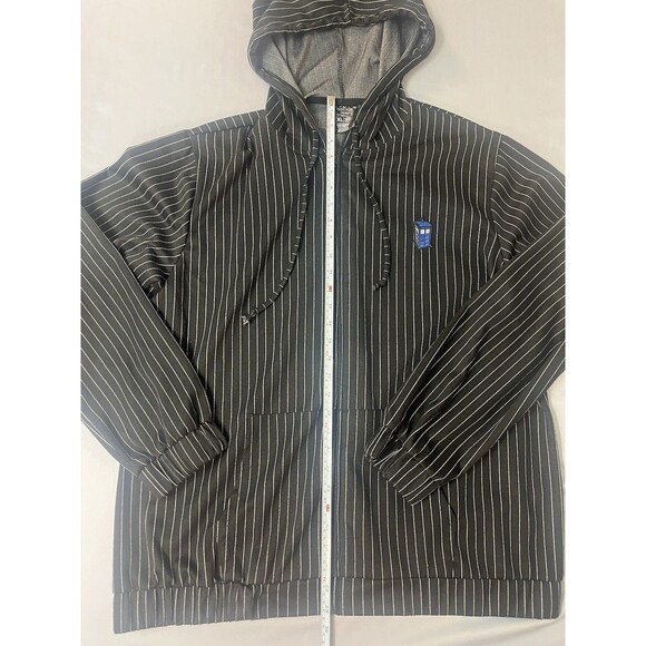Doctor Who Lootwear Exclusive 10th Doctor Pinstripe Full Zip Hoodie Jacket XL - Picture 7 of 12